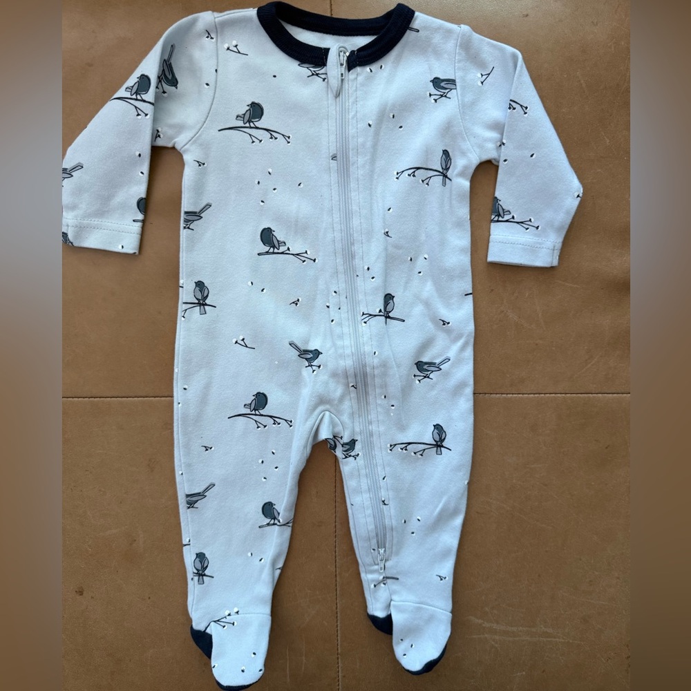 City Mouse Organic Cotton Footie 0-3M